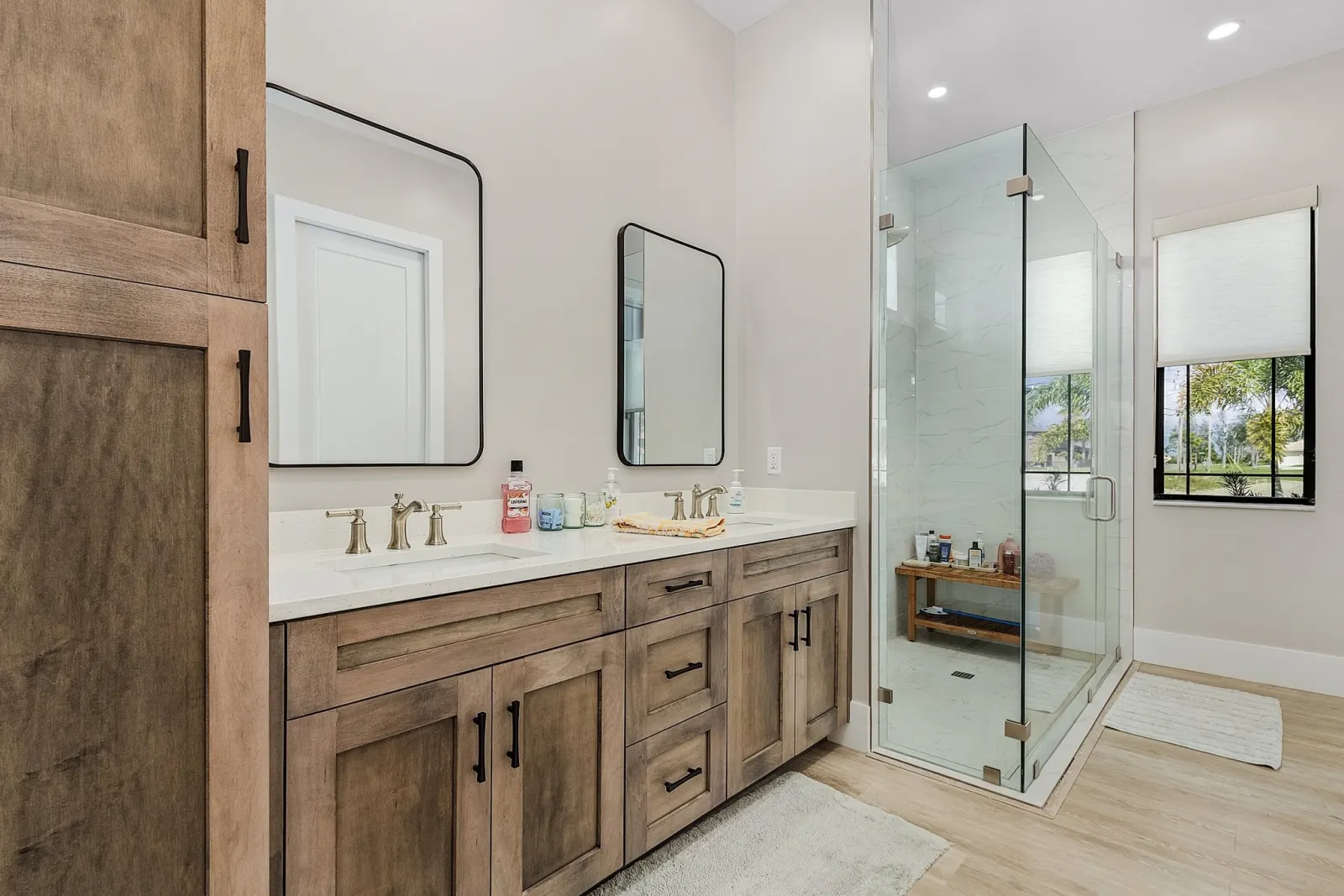 Master bathroom at The Ibis, a custom home built by Marvin Homes in Cape Coral, Florida